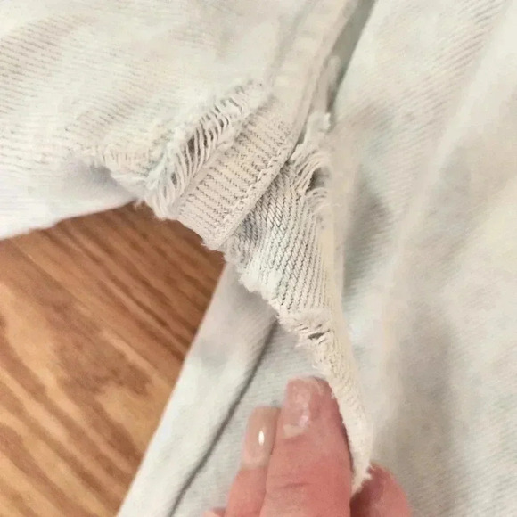 GUC Vintage Jordache Acid Wash Lace Heart Jeans, Size 15/16 or Modern Size 12 - Picture 8 of 12